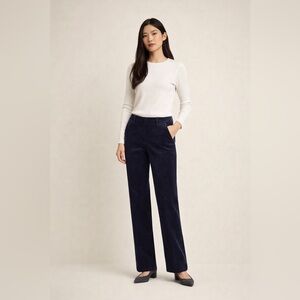 New! J Crew Black 9" high-rise‎ Toothpick Jeans in Black garment-dyed Corduroy